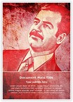 Saddam Hussain Editable Template