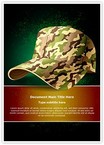 Army Cap Editable Template