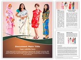 Asian Women Editable PowerPoint Template