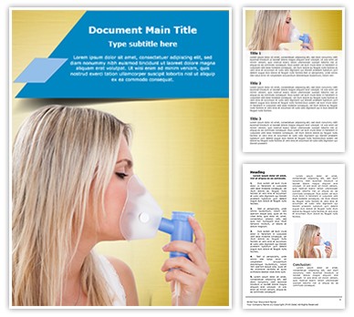 Asthma Attack Editable Word Template