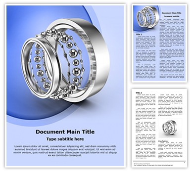 Ball Bearing Parts Editable Word Template