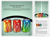 Beverage Can Editable PowerPoint Template