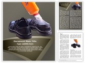 Shoe Bad Odor Editable PowerPoint Template