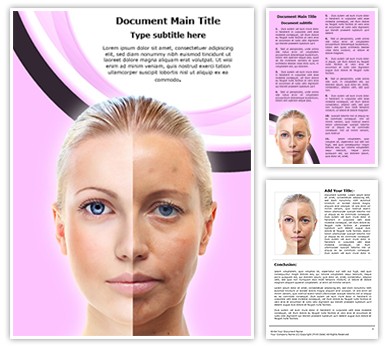 Ageing Beauty Editable Word Template