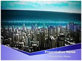 Tsunami Wave Editable PowerPoint Template