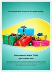 Christmas Gifts Editable Template
