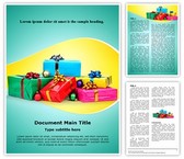 Christmas Gifts Editable PowerPoint Template
