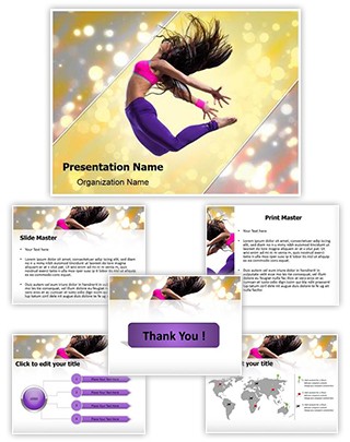 Jazz Dance Editable PowerPoint Template