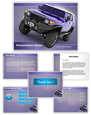 Sport Utility Vehicle Editable PowerPoint Template