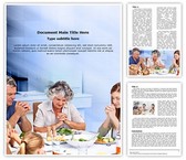 Family Meal Prayer Template