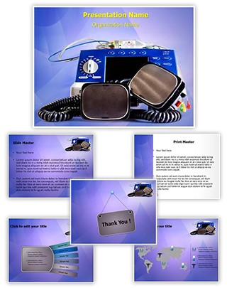 Defibrillator Editable PowerPoint Template