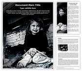Child Sex Trafficking Editable PowerPoint Template