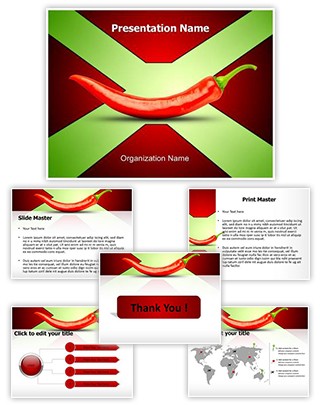Red Chili Editable PowerPoint Template