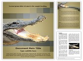 Alligator Editable PowerPoint Template