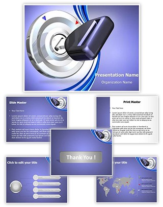Ignition Key Editable PowerPoint Template
