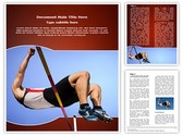 High Jump Editable PowerPoint Template