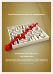 Solved Maze Puzzle Editable Template