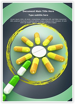 Homeopathic Pills Concept Editable Word Template