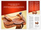 Horse Saddle Template