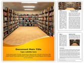 Library Bookshelf Template