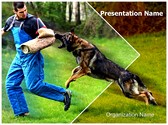 German Shepherd K9 Training Editable PowerPoint Template