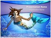 Mermaid Editable PowerPoint Template