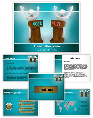 Political Candidates Editable PowerPoint Template