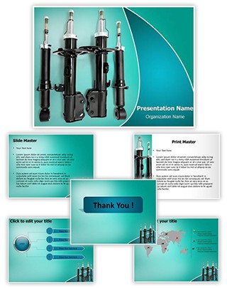 Shock Absorbers Editable PowerPoint Template