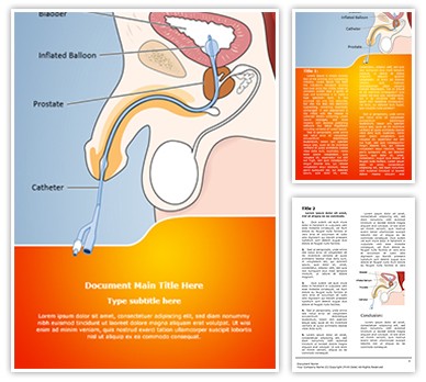 Catheter Male Editable Word Template