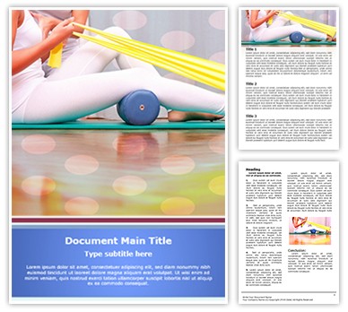Physiotherapy Exercises Editable Word Template