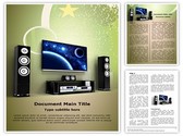 Plasma Home Cinema Editable PowerPoint Template