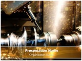 Metalworking Lathe Editable PowerPoint Template