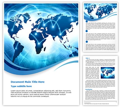 World Information Editable Word Template