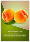 Ripe Peach Fruit