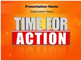 Time For Action Editable PowerPoint Template