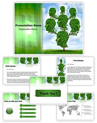 Family Tree Editable PowerPoint Template