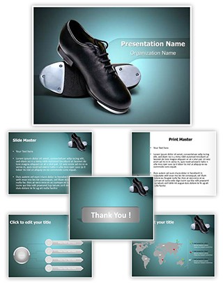 Tap Shoes Editable PowerPoint Template