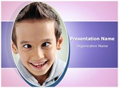 Strabismus Crossed Eyes Editable PowerPoint Template