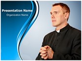 Priest Rosary Editable Template