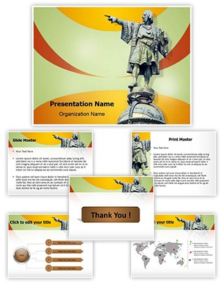 Christopher Columbus Editable PowerPoint Template