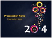 New Year Abstract Editable PowerPoint Template