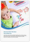 Children Drawings Editable Template