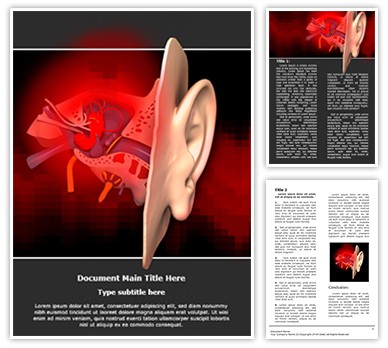 Acute Otitis Editable Word Template