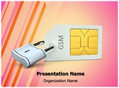 Sim Card Lock Editable PowerPoint Template