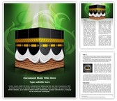 Kaaba Islam Editable PowerPoint Template