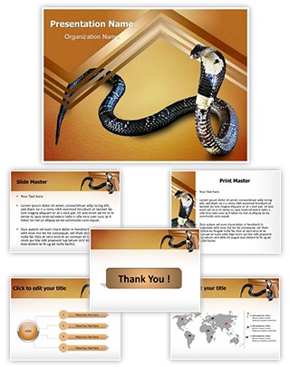 Cobra Snake Editable PowerPoint Template