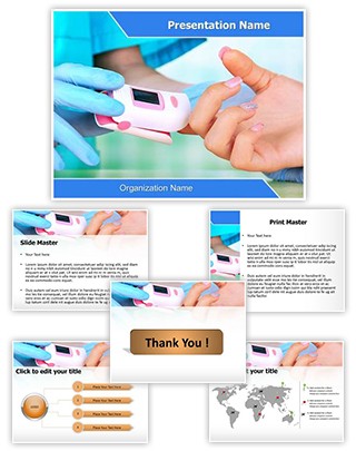 Checking Pulse Rate Editable PowerPoint Template