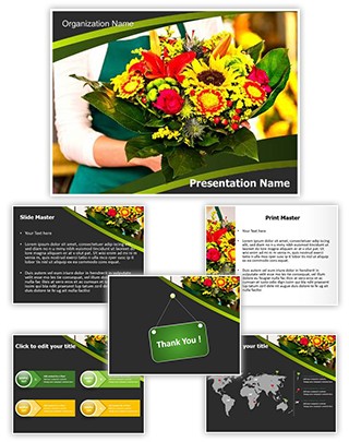 Florist Editable PowerPoint Template