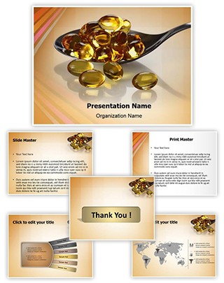 Vitamin Oil Capsules Editable PowerPoint Template