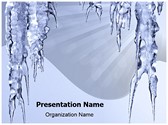 Icicles Hanging Editable PowerPoint Template